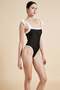 Solid One-Piece Swimsuit - 4