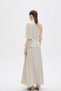 One-Shoulder Ruffled Maxi Dress - 5