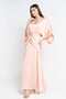 Solid Ruffled Maxi Dress with Butterfly Sleeves - 3