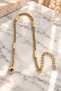 Steel Linea Cylinder Detailed Cube Chain Bracelet 3 mm Gold Color |   Anti-Tarnish, Women'S, 2 Years Warranty - 3