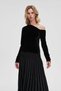 Off-Shoulder Long-Sleeve Top