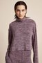 Solid High Neck Long Sleeve Top - 4