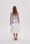 Sleeveless patterned midi dress - 7