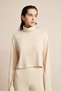 Solid High Neck Long Sleeve Top - 3