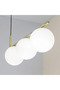 Chandelier with White Globe E27 Socket x 3 - 7