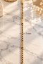 Steel Linea Cylinder Detailed Cube Chain Necklace 2 mm Gold Color |   Anti-Tarnish, Male, 2 Years Warranty - 4