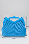 Retro Women's Scholarship Hand and Shoulder Bag-Blue - 4