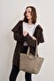 Voyage Canvas Shoulder Bag Mink - 7