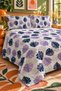 Leaf Patterned Bedspread 200X220 Double Pique Set - 5