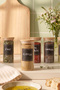 Joy 6-Piece Spice Rack Set - Black / Brown - 2