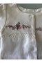 100% Cotton White Color Embroidered Combed Cotton 0-3 Months Baby Girl Jacket/Cardigan/Top Clothing Bodysuit/Leotard - 4