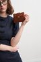 Rose croco patterned women's card holder taba - 5