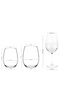 Astoria Gold 12 Piece Water and Soft Drink Glasses, Goblet Set - 4