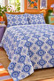 Ethnic Patterned Bedspread 200X220 Double Pique Set
