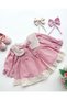 Sweet Meadow Vintage Lace Collar Scalloped Baby Girl Dress - 8