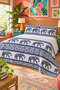 Elephant Pattern Double Printed Pike (200x220 Cm) - 7