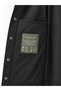 Black Color Men's Polyester Technical Overshirt - 3