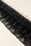 Chiffon pleated ribbon with lace details [1 meter] - 2