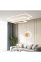 LED Pendant Chandelier with 3 White Rectangular Elements LT109 800W Equivalent - 4