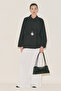 Milo Double-Breasted Sleeved Shirt Black - 2