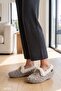 Joya Buckle Plush Women's Home Shoes Dark Beige 37/41