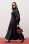 ENYA Pleated Shirt Dress Black - 4