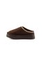 Women's Platform Brown Slippers with Fur Inside 9000-103 - 5