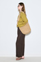 Wide Sleeve Dress Bluz Yellow - 4