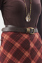 Antique Buckle Belt Brown - 2