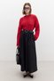 PREMIUM SKIRT BLACK WITH VOLAN - 3