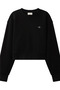 Cotton Relaxed Fit Crew Neck Crop Sweat Lv047C911Gub1 Sweat Lv047C911G Ub1 - 5