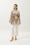 Hana Organza Bluz Mink - 2