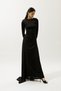 ABENDKLEID SCHWARZ MIT BINDUNGSDETAIL - 4
