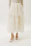 Emilia Layered Tulle Skirt Beige - 4