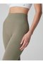 Lily - Khaki High Waist Recovery Leggings - 4