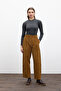 Velvet Baggy Pants with Tiles - 3