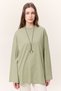 Wide Sleeve Oversize Tshirt Green