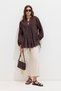 Nervür Detailled Vole Tunic Brown - 4