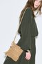 Tassel Detail Mini Straw Bag Natural