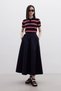 PREMIUM SKIRT BLACK WITH VOLAN - 5