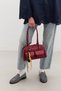Retro Bag with Pockets Burgundy - 3