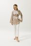 Hana Organza Bluz Mink - 5
