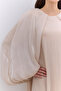 WIDE SLEEVE DETAIL DRESS BEIGE - 3
