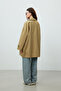 Stockholm Shawl Detail Oversize Trench Coat Green - 7