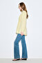 Beli Pile Detail Long Sleeve Bluz Yellow - 4