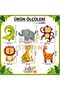 Safari Concept Birthday Decoration Set 3 Year Old Number Balloon 7 Piece Giant Size Balloon Set - 3