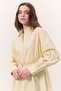 Striped Belted Shirt Yellow - 7