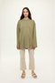 Wide Sleeve Oversize Tshirt Light Khaki - 2