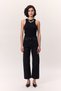 High Waist Straight Fit Jeans Black - 5