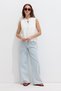 Ecru Voile Blouse - Lacing Detail - 6